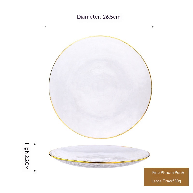 Large Size Plate Narrow Brim