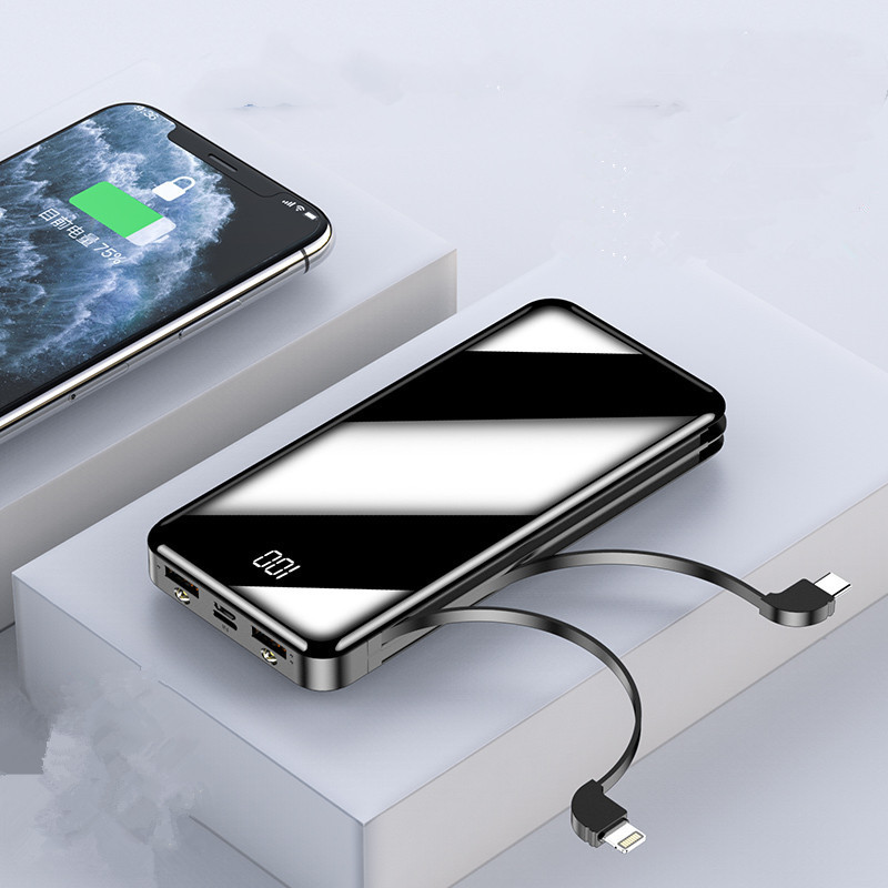 20,000mAh Typec Multi-function Mobile Power Bank With Cable - Image 2