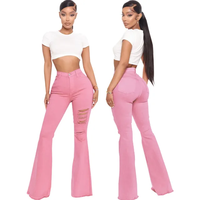 Fashion All match Trend Personality Hole Pink - Shop at LoveMi