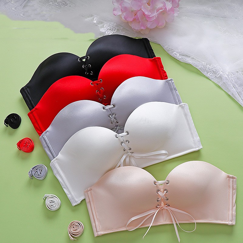 Title 6, Strapless Bra Invisible Underwear Women