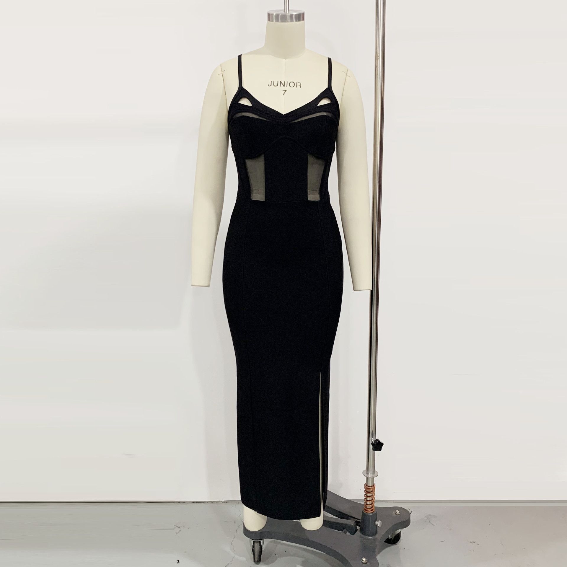 Mesh Slip Midi Dress, picture 3 of 5