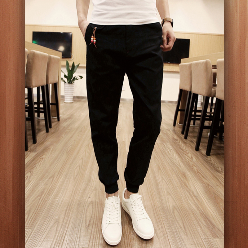 Title 2, Mens Straight-Leg Pants, Cotton Summer Thin Pa...