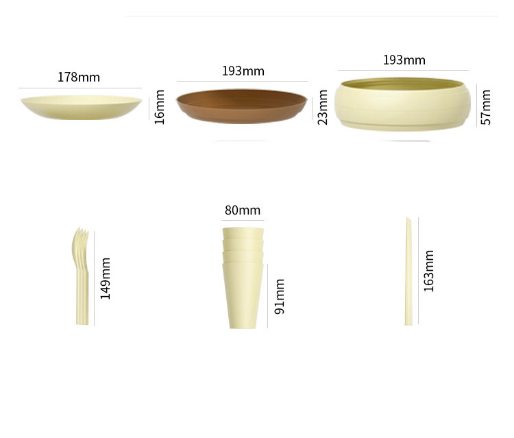 Title 2, Portable Dishware Set And Tableware