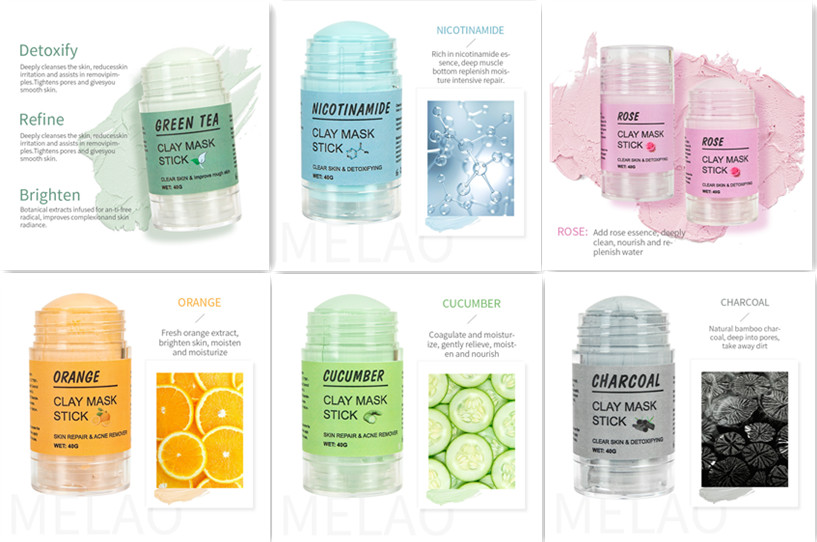 Masque visage argile solide — nettoie et resserre les pores 17