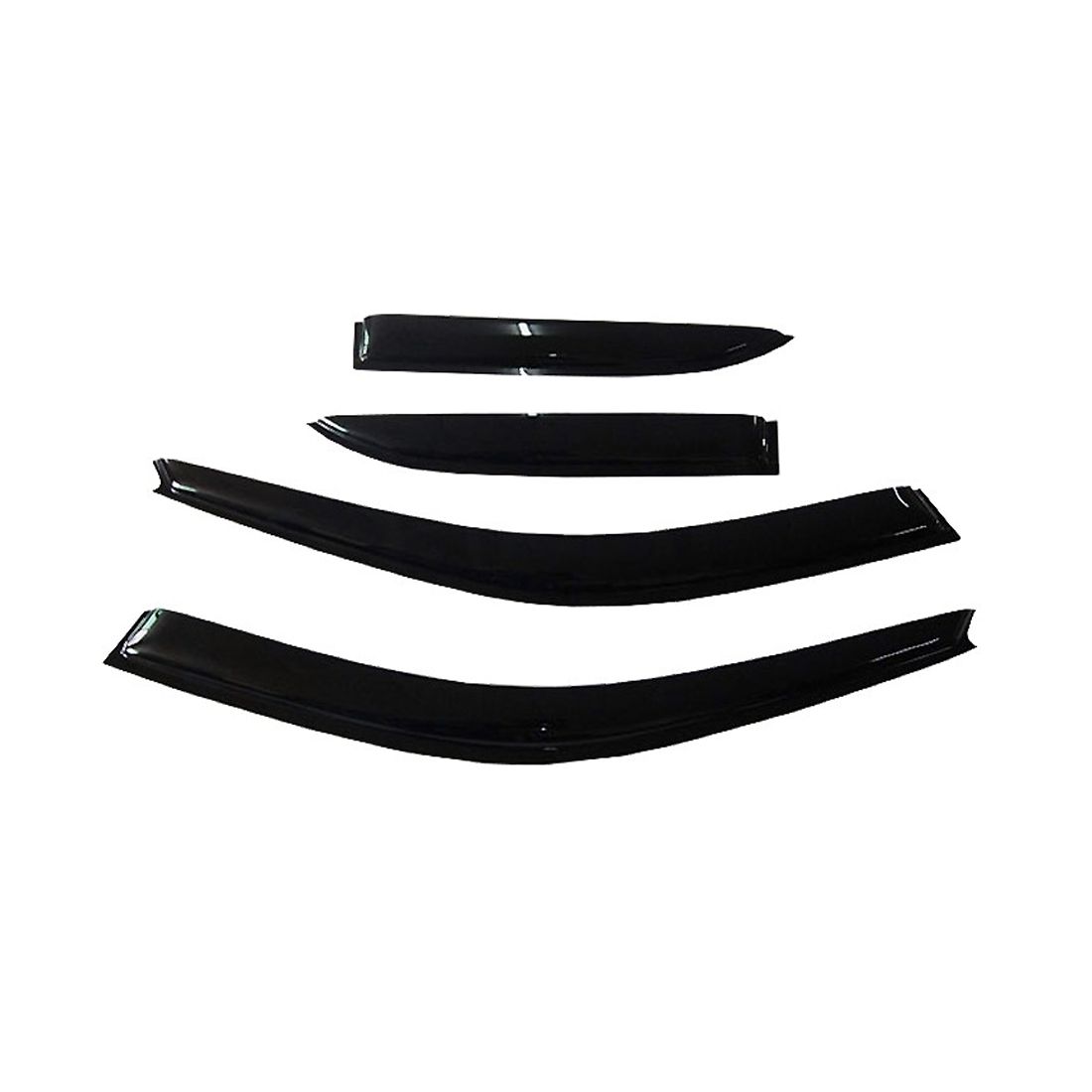 4pcs Out Channel Style Sun Rain Window Visors Visor For 94856
