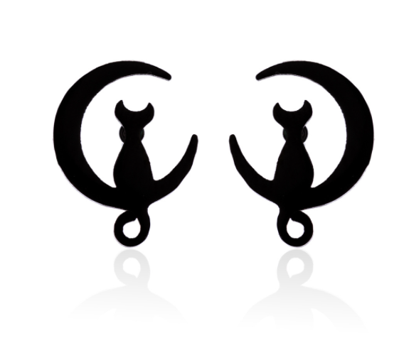 Stainless Steel Small Animal Earrings For Girls With Simple Personality