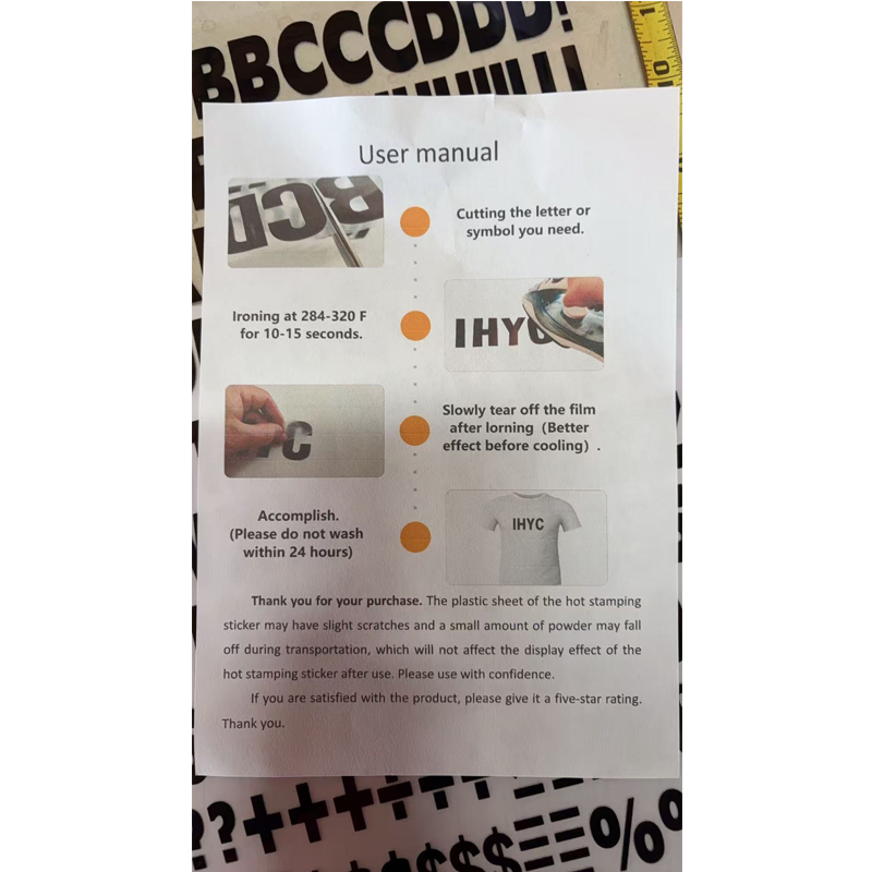 1680pcs Iron On Heat Transfer Letters And Numbers Alphabets Fabric Vinyl Letter DIY For Sport Jerseys T Shirts Clothes Slogan Printing Crafts Decoration — foto 2