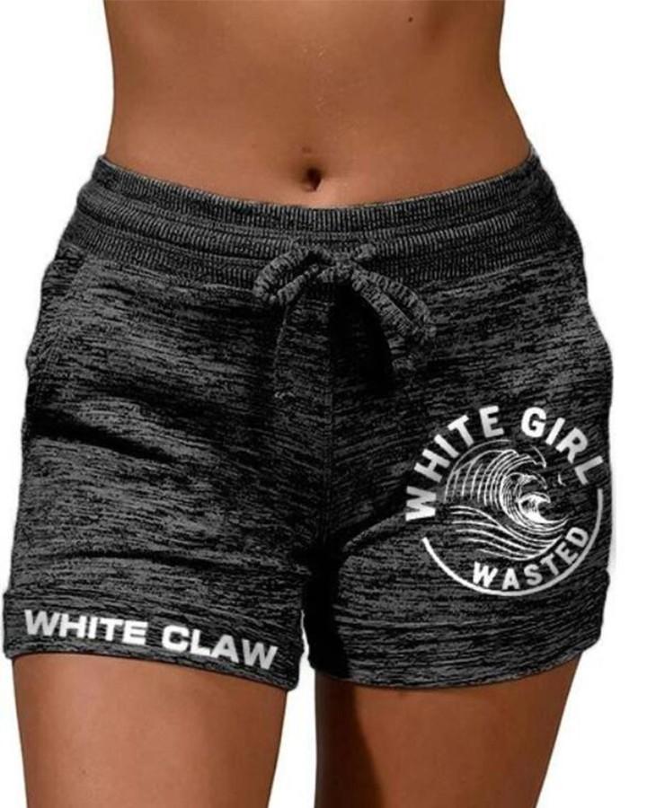 Printed Casual Fashion Slim Shorts