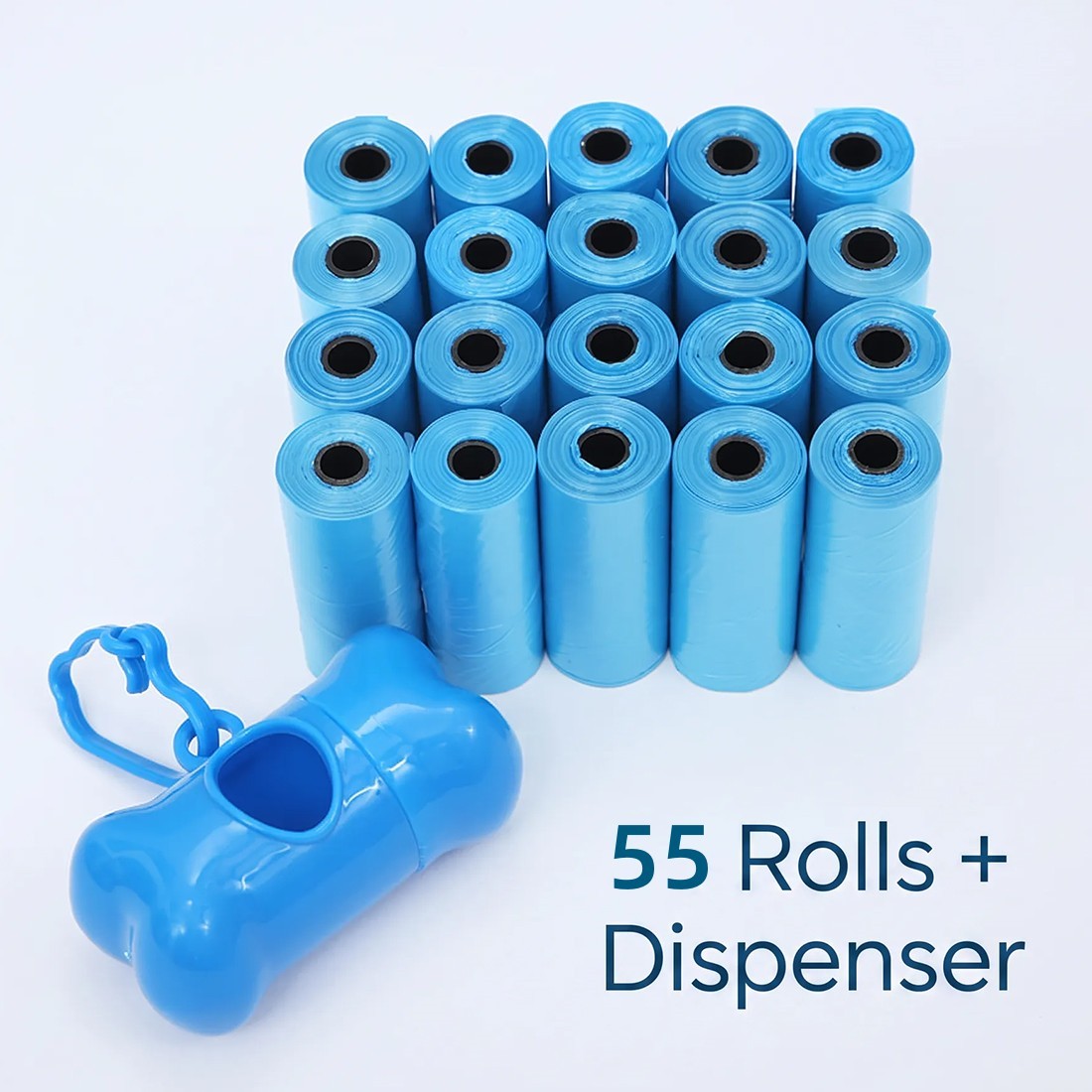 1100x Dog Poo Bags Biodegradable Pet Cat Poop Waste With Dispenser UK — image 5