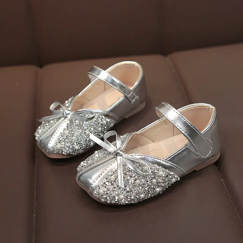 Girls" Leather Shoes Spring And Autumn New Korean Princess Shoes