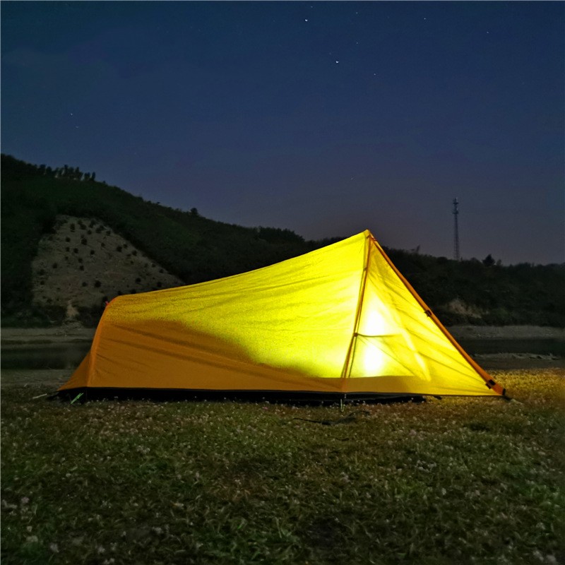 Double Aluminium Pole Light Exposure Camping Tent