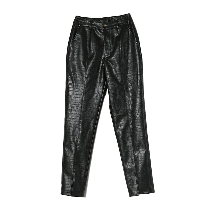 Title 2, Dames broek met hoge taille en smalle pijpen, i...