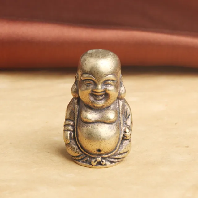 Old Maitreya Buddha Tabletop Decoration Made Of Pure Brass Antique To Make Old - Shop at LoveMi