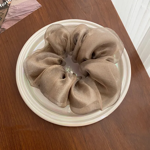 High grade Tie Rope Elegant Wild Hair Rope Coffee - Shop at LoveMi