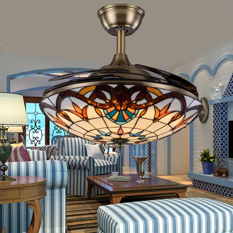 Invisible Ceiling Fan Lamp Living Room Dining