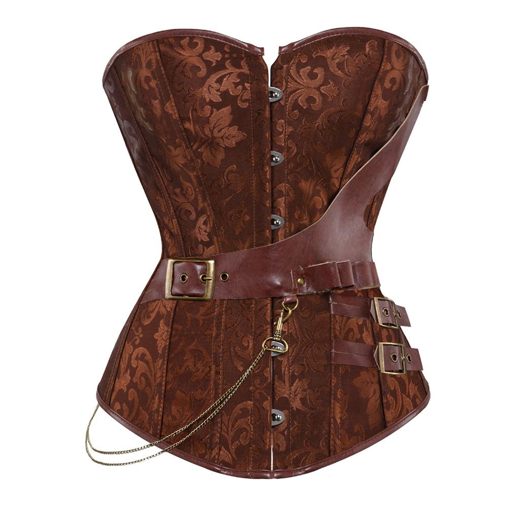 Title 6, Fashion Matching Belly Contracting Corset Leather