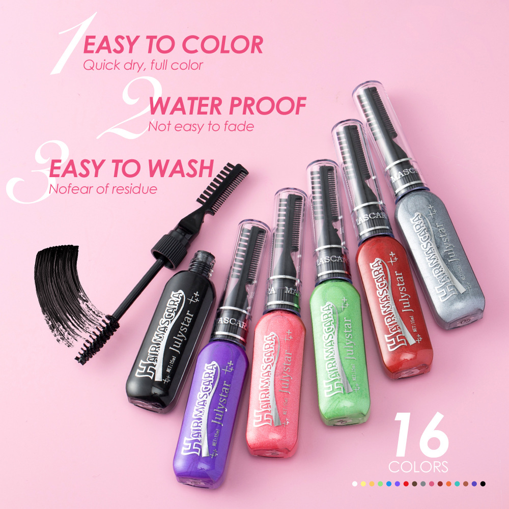 Easy To Apply Color Without Taking Off Makeup Multi Color Eye Black Makeup Durable Waterproof Party With Brush Eye Black Suit 4