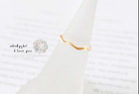 Fashion Wave Ring Curvy Joints Small