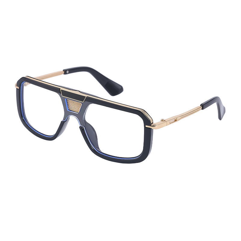 Title 5, Fashion Retro Large Frame Square Sunglasses