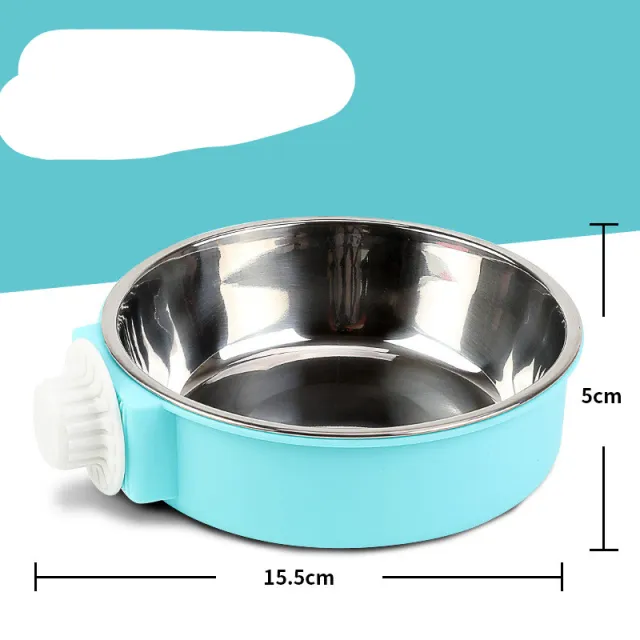 Hanging Hanging Cage Cat Food Bowl And Dog Bowl Anti overturning 8Style - Shop at LoveMi