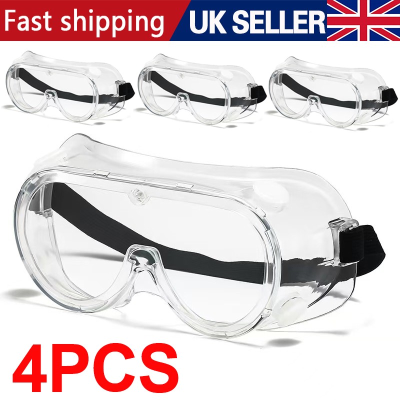 Safety Goggles Protective Anti-Fog Vent Glasses Eye Protection Lab Work PPE Wear