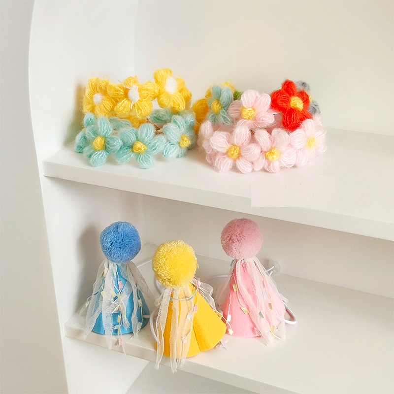 Pet Cat Cute Cross-dressing Birthday Color Dress Up Headdress