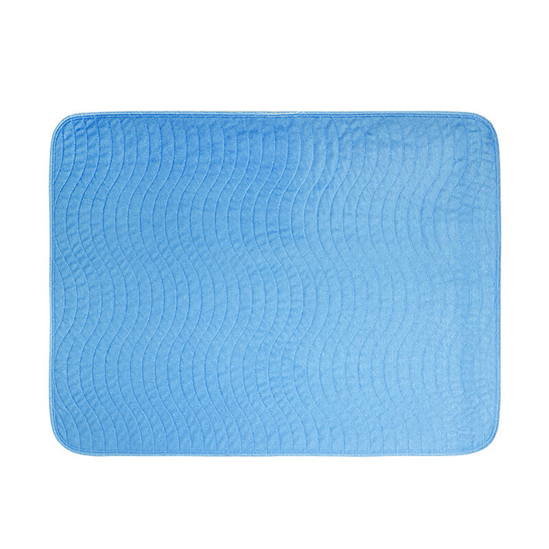 Blue Incontinence Washable Bed Pads Protection Sheets - Reusable High Absorbency — image 4