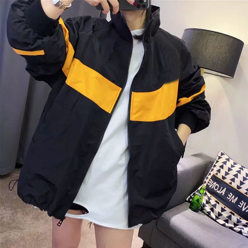 Loose Yellow Baseball Jacket Women's Summer New Sport Jacket