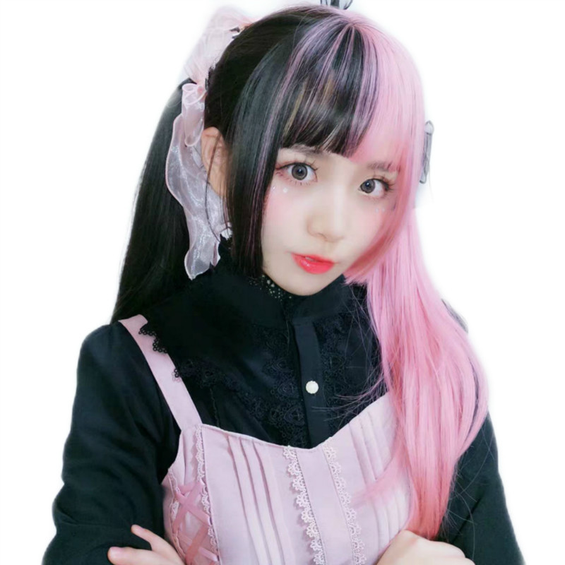 Anime Cosplay Wig Female Long Straight Hair — foto 5