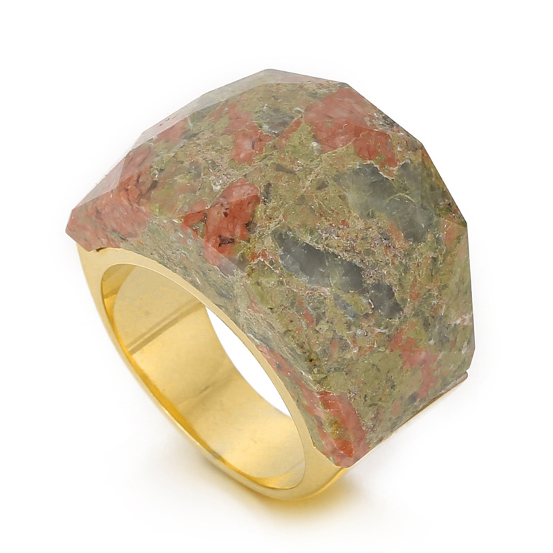 Women's Fashion Natural Stone Ring — foto 8