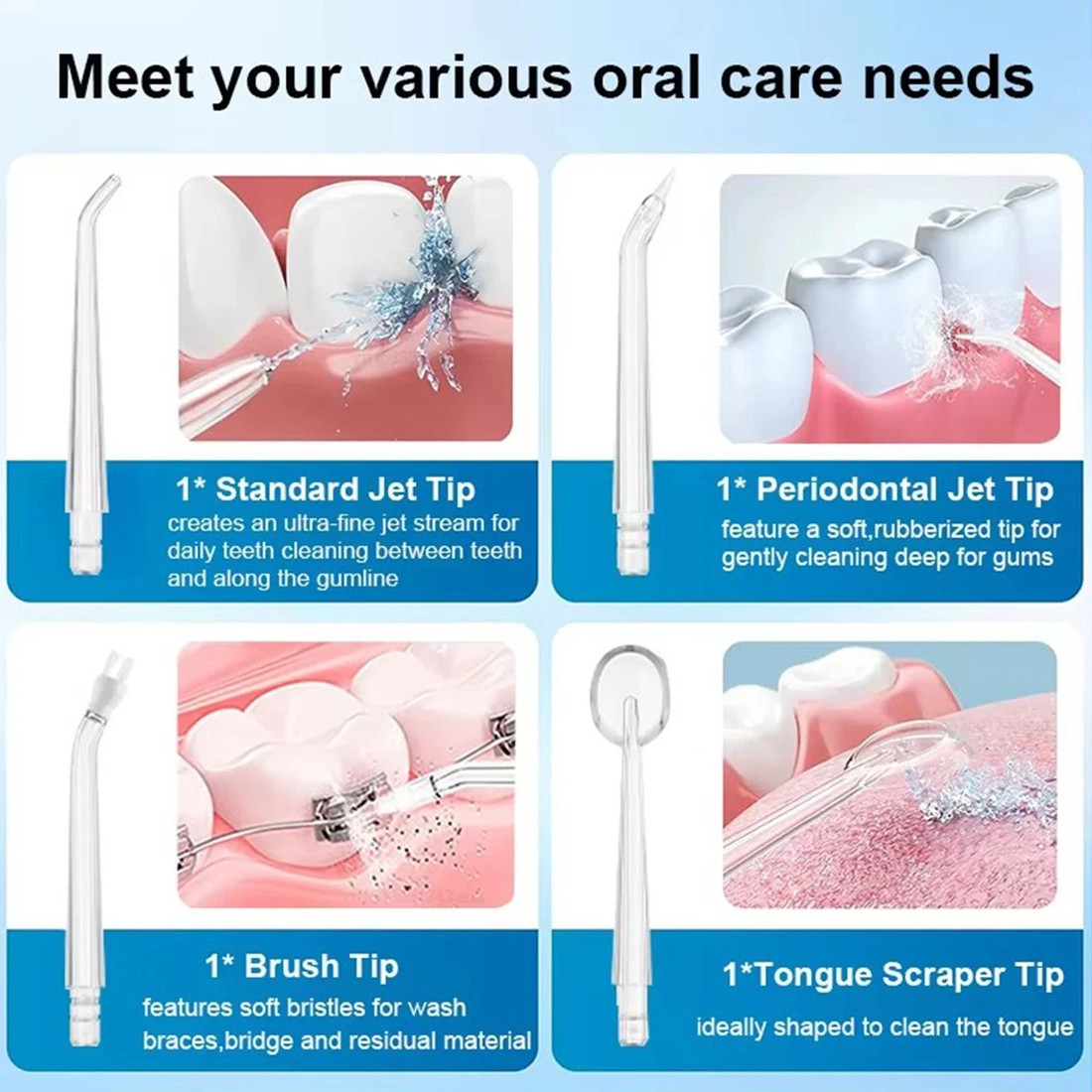 Ultrasonic tooth cleaner electric dental scaler tartar