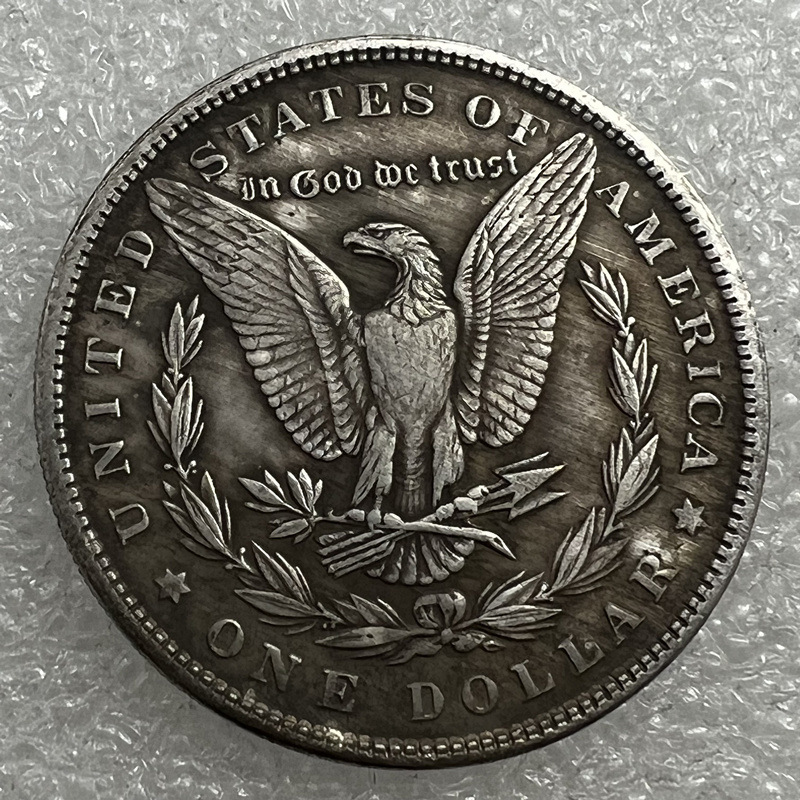 Antique Crafts 1921 Wanderer Coin Brass Silver Plated Material - Image 2
