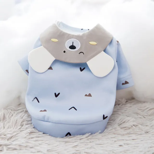 Cat Pullover Thin Fleece Two legged Spring Sweater Blue - Shop at LoveMi