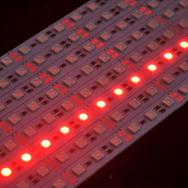 Led Hard 12V 24v5050RGB Light With Hard  Colorful Color Change 0.5 Meters