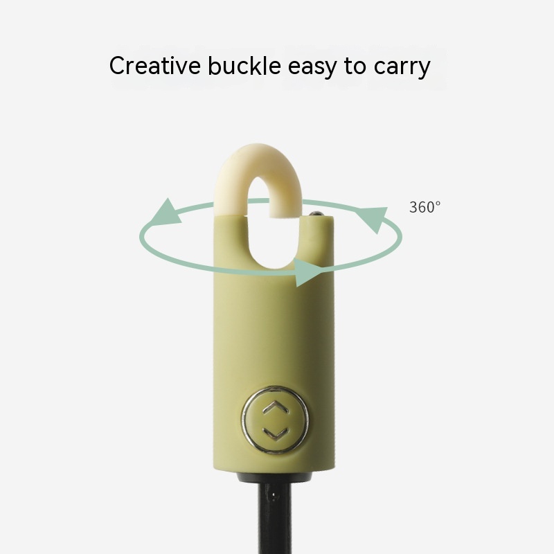 Lock Folding Automatic Vinyl Sun Protective UV Umbrella - Image 18