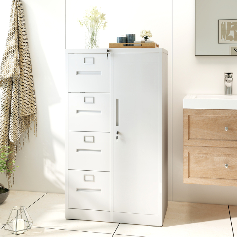 Steel Filing Cabinet with Lock