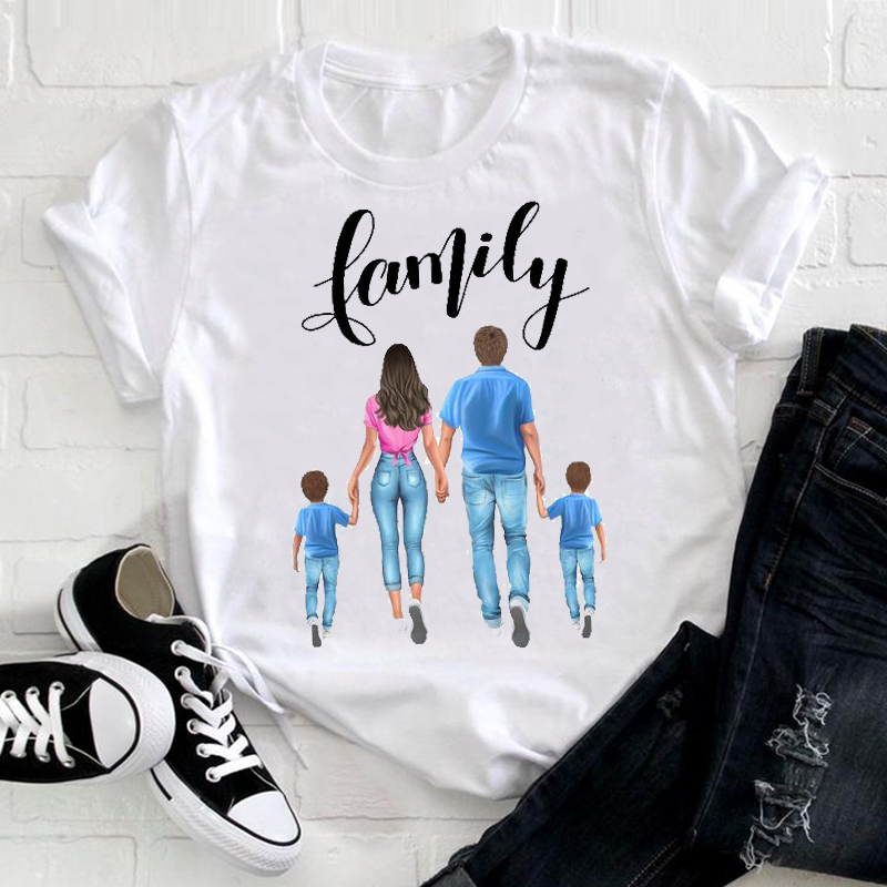 Title 12, Summer Mother Family Of Four Family Wear Parent...