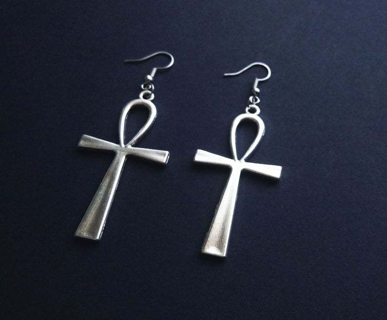Ankh Cross Vintage Egyptian Symbol Exaggerated Simplicity
