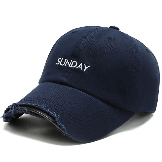 Hat Men's Fashion Brand Korean Versatile Soft Top Navy Blue - Shop at LoveMi