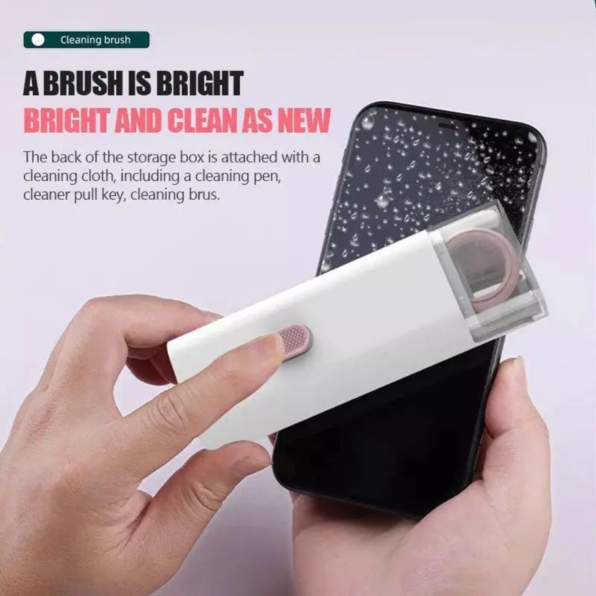 7 In 1 Computer Keyboard Cleaner Brush Kit Earphone Cleaning Pen For Headset Keyboard Cleaning Tools Cleaner Keycap Puller Kit — foto 6