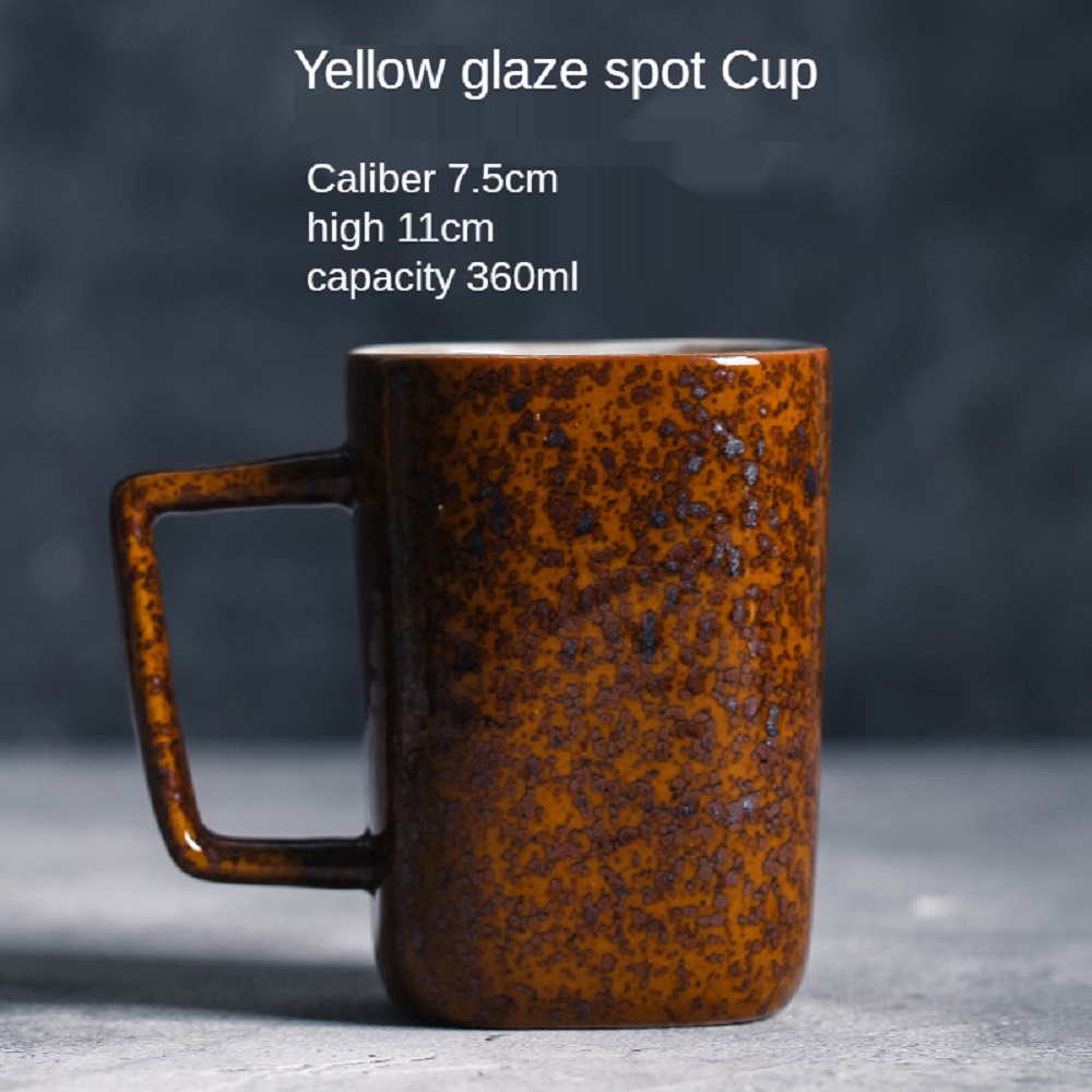 Yellow glaze spots