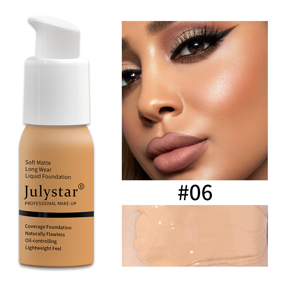 Moisturizing Foundation Make-up, Waterproof, Long-lasting, Concealer, Liquid Foundation, Beauty Makeup — foto 8