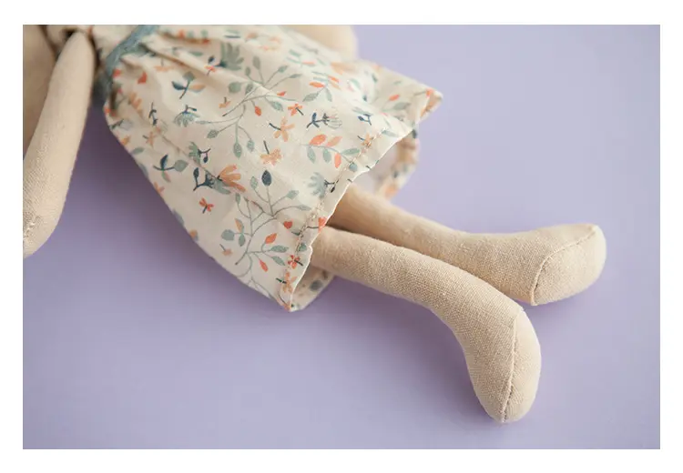 Baby Comforting  Deer Sleeping With Doll