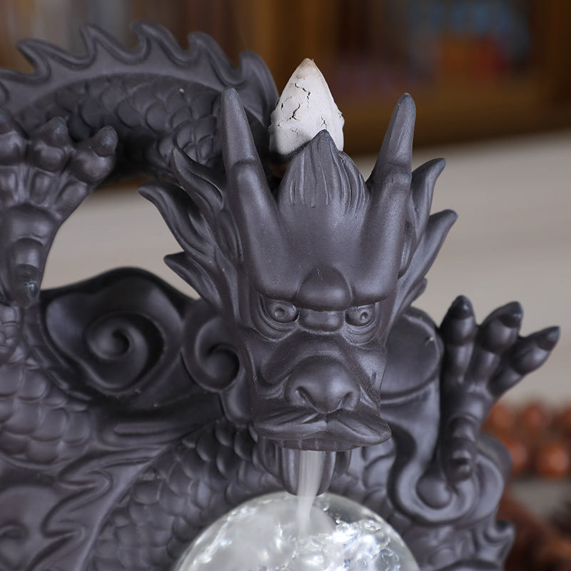 Dragon Playing Beads Sandalwood Aromatherapy Ornaments - Image 5