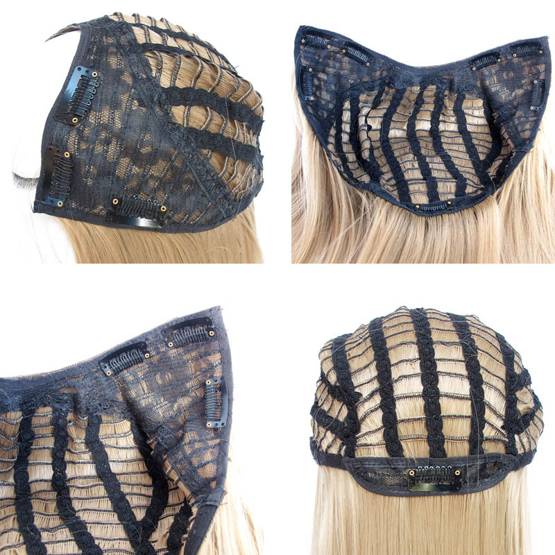 Women's Long Straight Hair U-shaped Half Headgear — foto 5