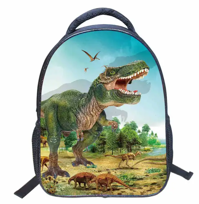 Primary School Kindergarten Shoulders Lightening Backpack Photo Color 14Inches - Shop at LoveMi