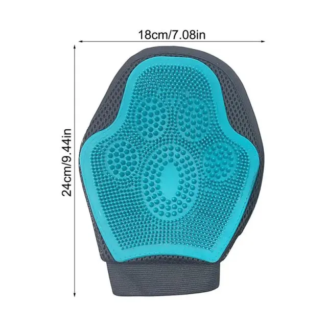 Horse Massage Gloves Pet Hair Gloves Silicone Horse Bathing Brush Breathable Horse Dehairing Gloves Horse Massage Scrubber 1Pcs - Shop at LoveMi
