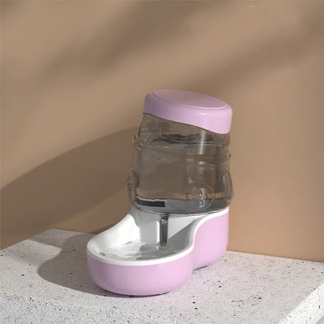 Pet Cat Dog Feeder Automatic Water Dispenser Pink B - Shop at LoveMi