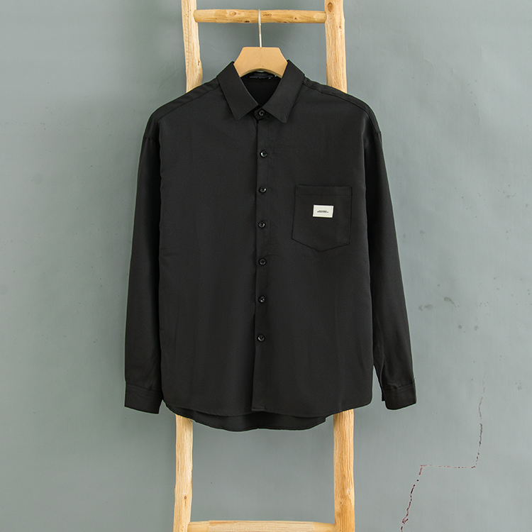 Simple Solid Color Top All-match Bottoming Shirt