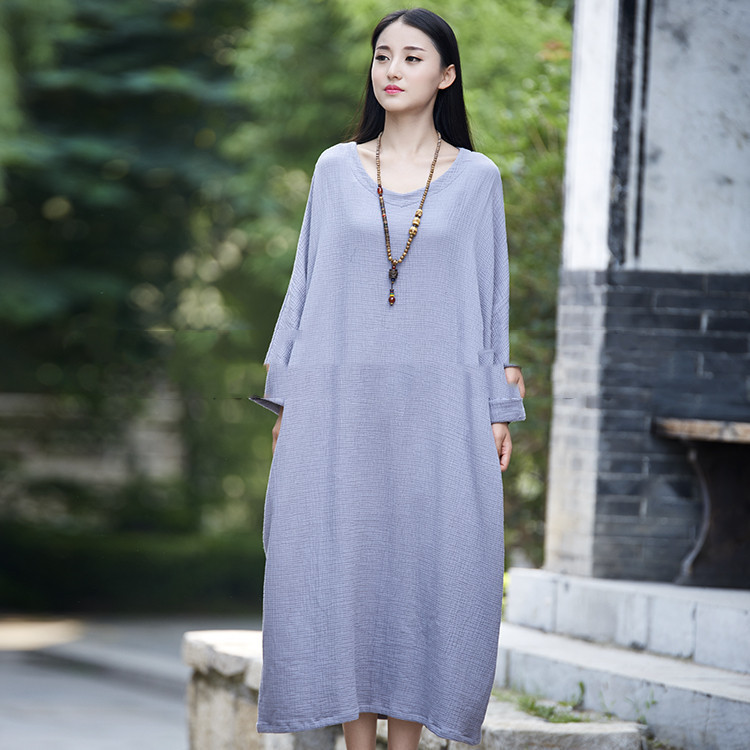 Double Layer Linen Dress